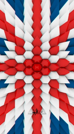 3D Poly Union Jack London flag handyhüllen