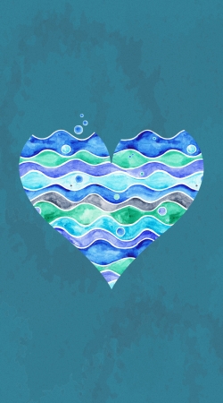A Sea of Love (blue) handyhüllen
