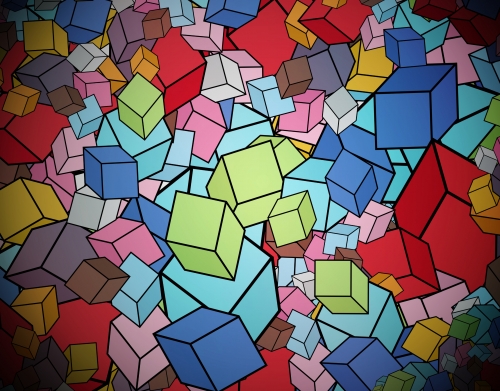 Abstract Cool Cubes handyhüllen