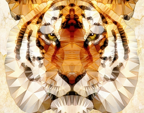 abstract tiger handyhüllen