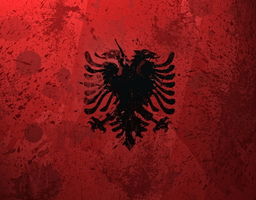 Albanie Painting Flag handyhüllen