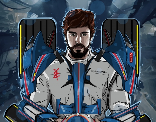 Alonso mechformer  racing driver  handyhüllen