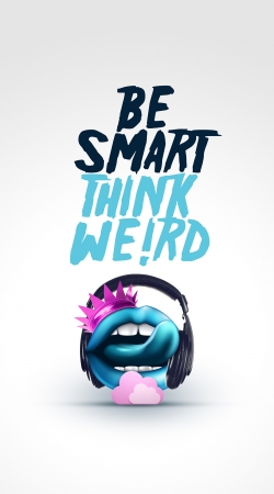 Be Smart Think Weird 2 handyhüllen
