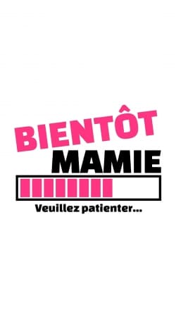 Bientot Mamie Cadeau annonce naissance handyhüllen
