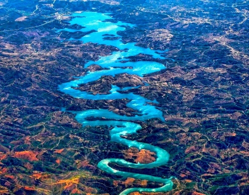 Blue dragon river portugal handyhüllen