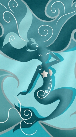 Blue Mermaid  handyhüllen