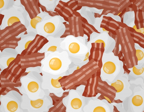 Breakfast Eggs and Bacon handyhüllen