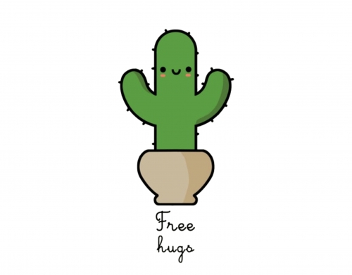 Cactus Free Hugs handyhüllen