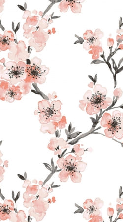 Cherry Blossom Aquarel Flower handyhüllen