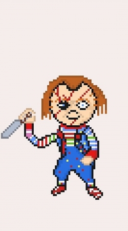 Chucky Pixel Art handyhüllen