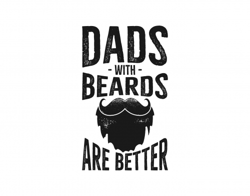Dad with beards are better handyhüllen