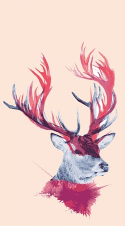 Deer paint handyhüllen