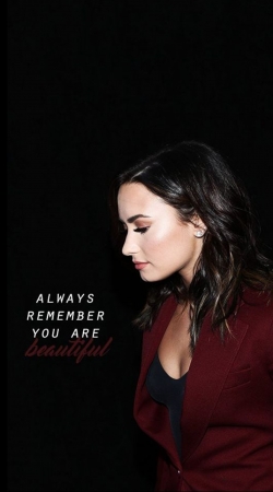 Demi Lovato Always remember you are beautiful handyhüllen