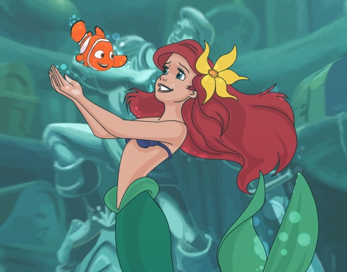 Disney Hangover Ariel and Nemo handyhüllen