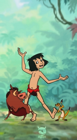 Disney Hangover Mowgli Timon and Pumbaa  handyhüllen