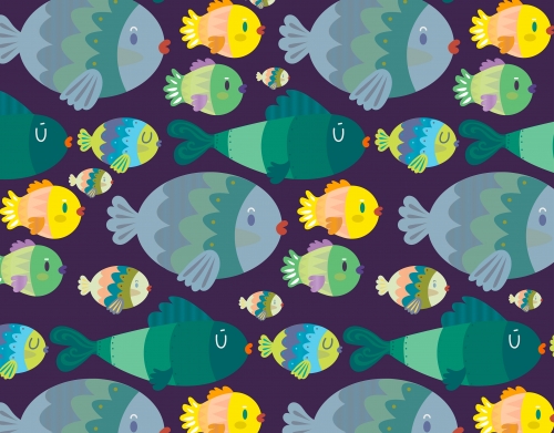Fish pattern handyhüllen