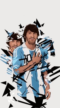 Football Legends: Lionel Messi Argentina handyhüllen