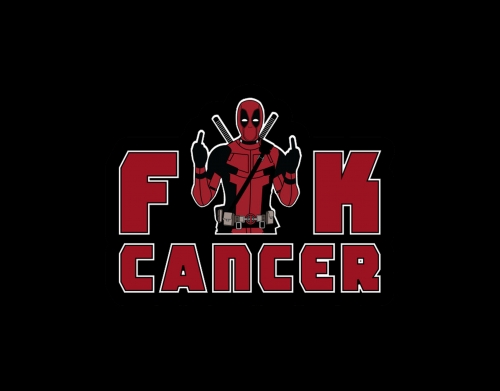 Fuck Cancer With Deadpool handyhüllen