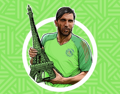 Gigi Goalkeeper Tour eiffel Paris handyhüllen