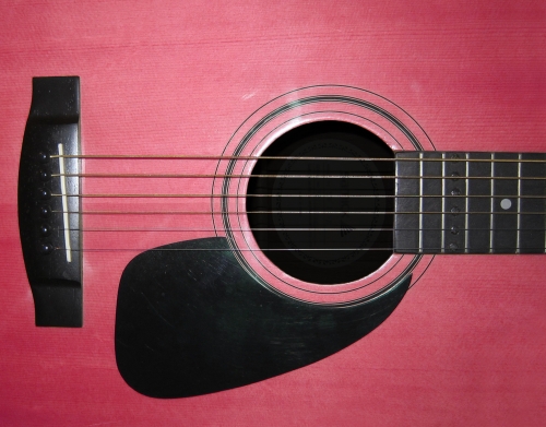 Rosa Gitarre handyhüllen