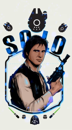 Han Solo from Star Wars  handyhüllen