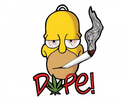 Homer Dope Weed Smoking Cannabis handyhüllen