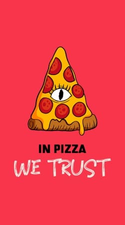 iN Pizza we Trust handyhüllen