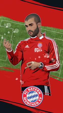 Josep Guardiola Bayern Manager - Coach handyhüllen