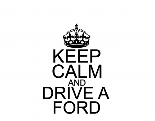 Keep Calm And Drive a Ford handyhüllen
