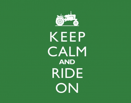 Keep Calm And ride on Tractor handyhüllen