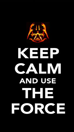 Keep Calm And Use the Force handyhüllen