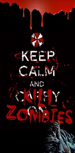 Keep Calm And Kill Zombies handyhüllen