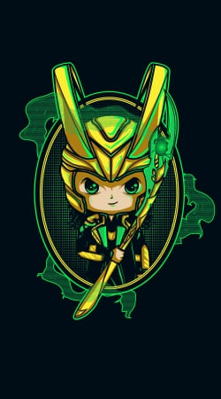 Loki Portrait handyhüllen