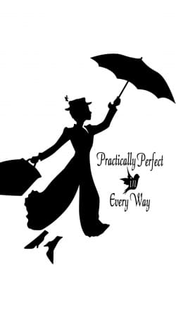 Mary Poppins Perfect in every way handyhüllen