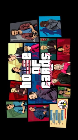Mashup GTA and House of Cards handyhüllen