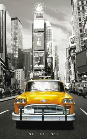 Gelbes Taxi Stadt von New York City handyhüllen