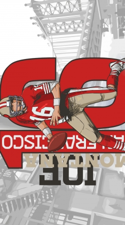 NFL Legends: Joe Montana 49ers handyhüllen