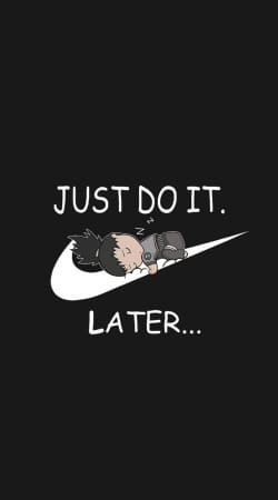 Nike Parody Just do it Later X Shikamaru handyhüllen