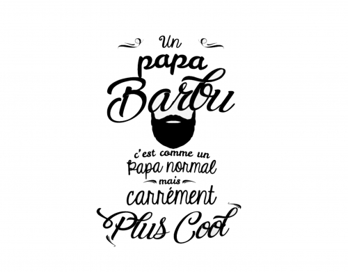 Papa Barbu comme un papa normal mais plus cool handyhüllen