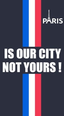 Paris is our city NOT Yours handyhüllen