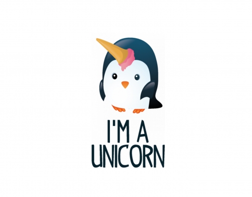 Pingouin wants to be unicorn handyhüllen