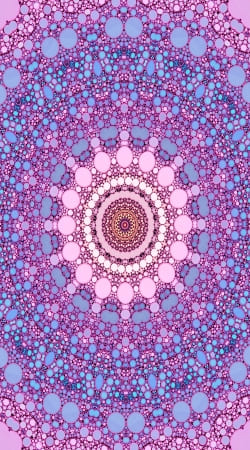 pink and blue kaleidoscope handyhüllen