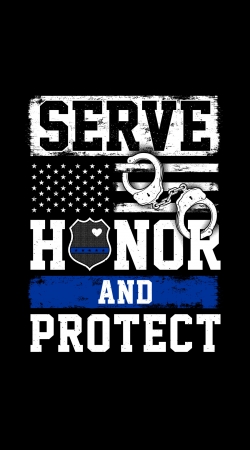 Police Serve Honor Protect handyhüllen