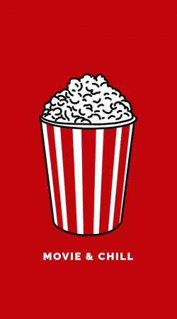 Popcorn movie and chill handyhüllen