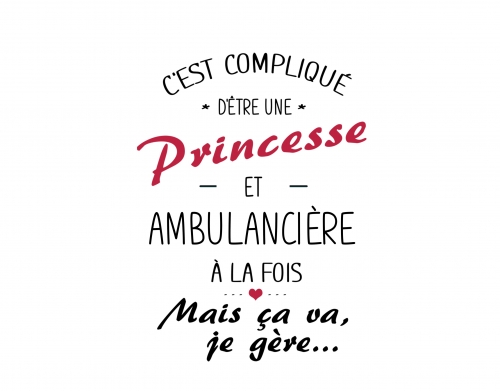 Princesse et ambulanciere handyhüllen