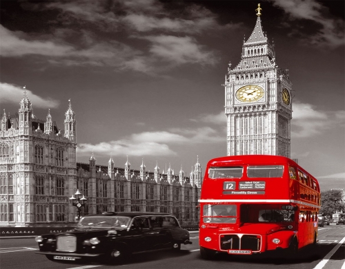 Vor London roter Bus handyhüllen