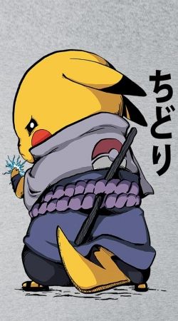 Sasuke x Pikachu handyhüllen