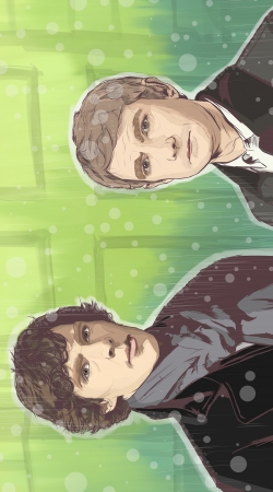 Sherlock and Watson handyhüllen