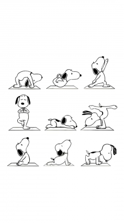 Snoopy Yoga handyhüllen