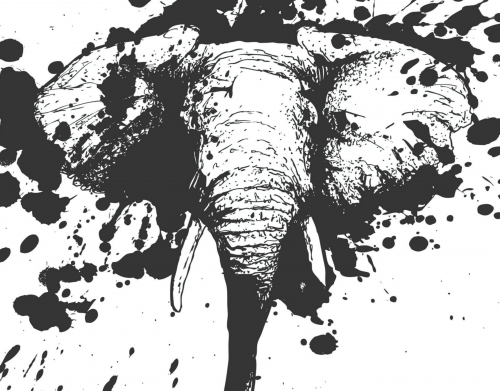 Splashing Elephant handyhüllen